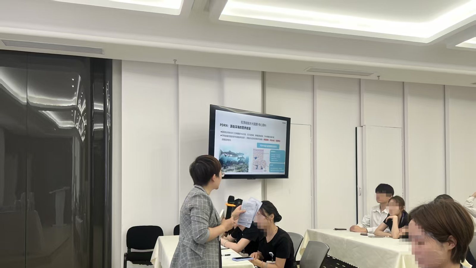 医美行业项目培训现场